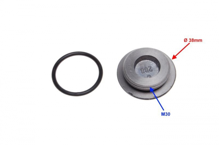 Surub capac aprindere mare 154FMI, culoare negru [2]