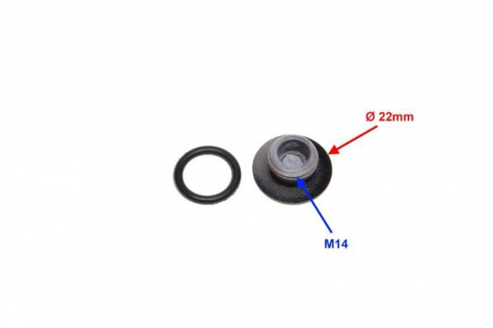 Surub capac aprindere mic 154FMI, culoare negru [2]