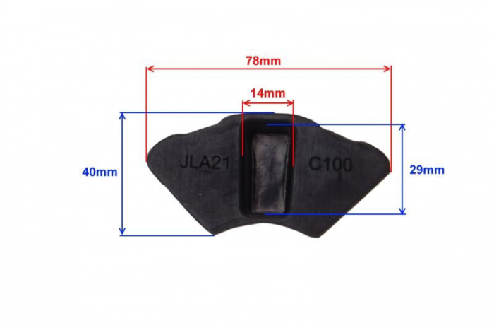 Tampon cauciuc pinion roata spate, Rog6221 Ogar900 [2]