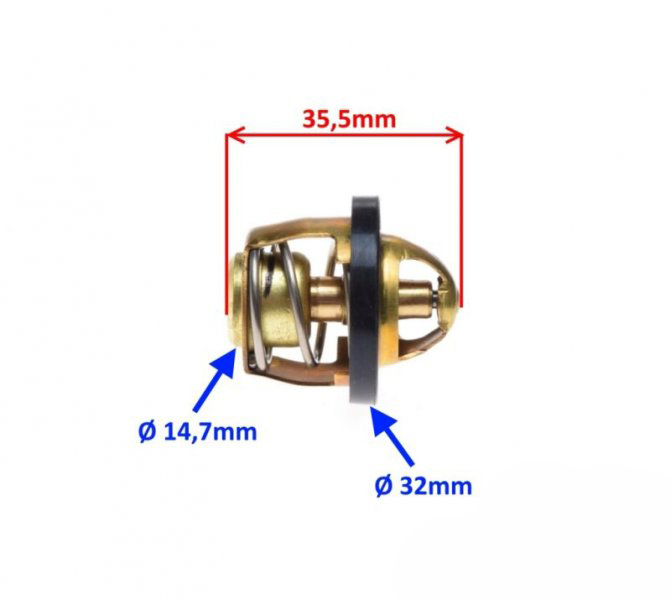 Termostat motociclete, deschide la 72 grade [2]