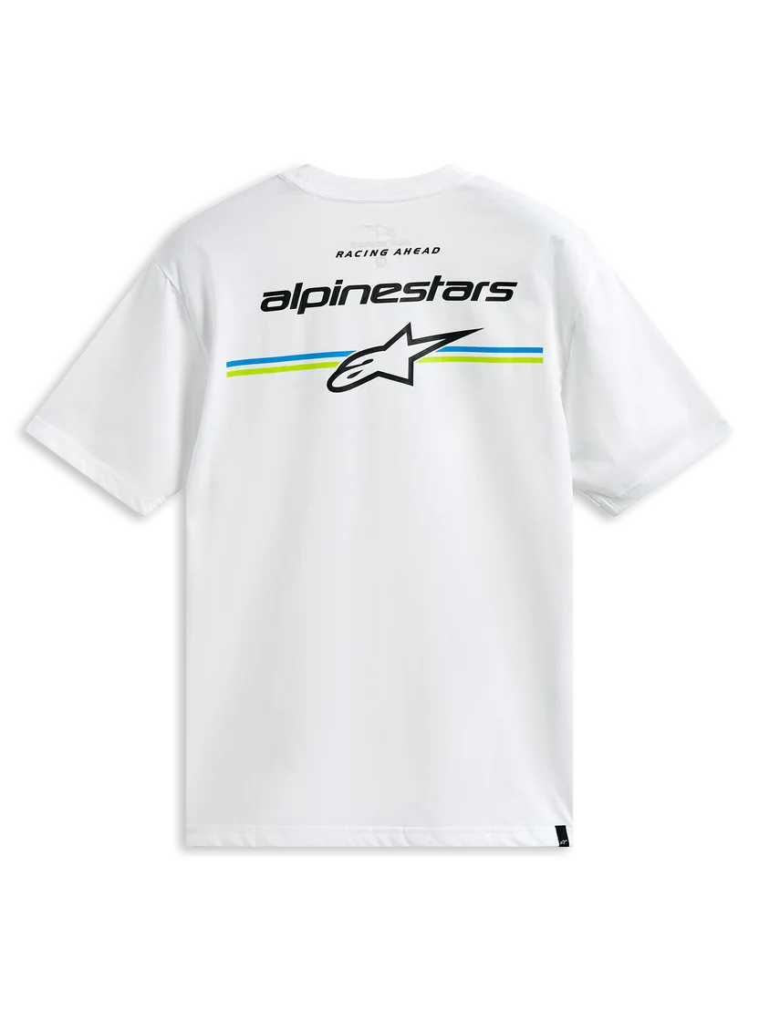 Tricou Alpinestars Lanes CSF, culoare alb, marime L [2]