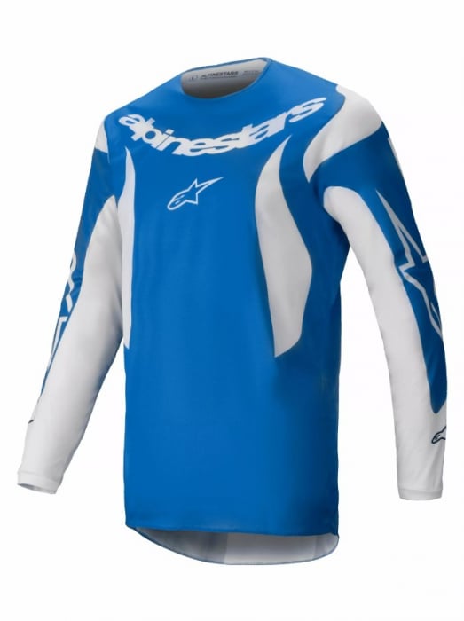 Tricou atv cross Alpinestars Fluid Haul, culoare alb albastru, marime L