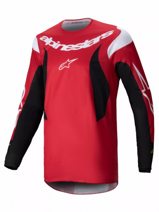Tricou atv cross Alpinestars Fluid Haul, culoare rosu negru, marime M