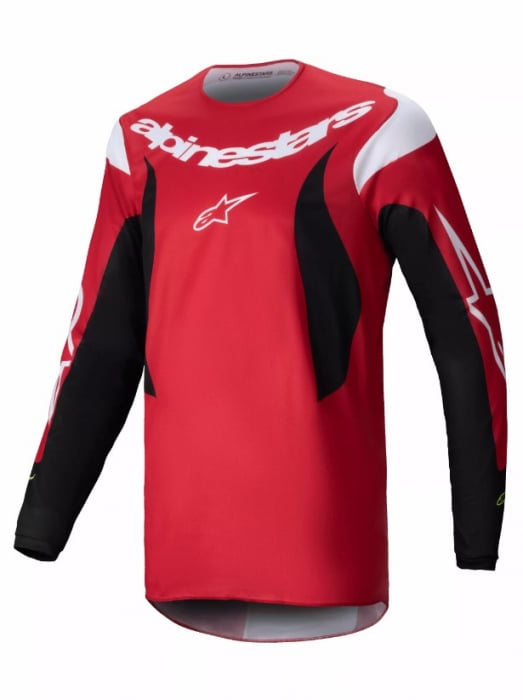 Tricou atv cross Alpinestars Fluid Haul, culoare rosu negru, marime L