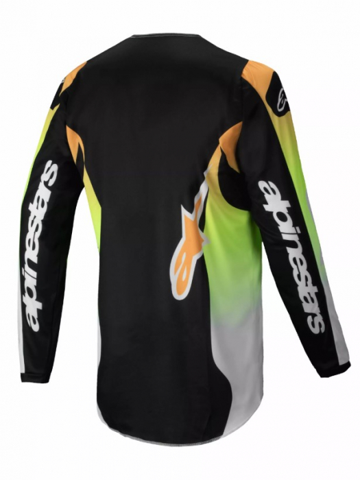 Tricou atv/cross Alpinestars Fluid Wurx, culoare portocaliu/galben, marime M [2]