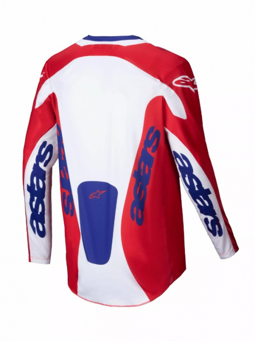 Tricou atv/cross Alpinestars Racer Veil, culoare rosu/alb, marime XL [2]