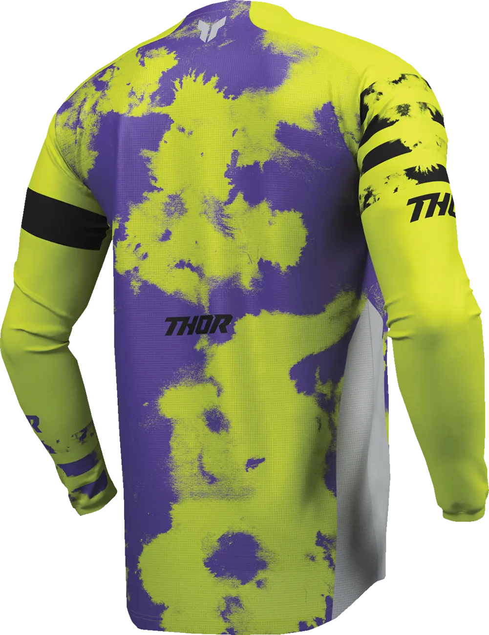 Tricou atv/cross copii Thor Launchmode Bleach, culoare verde/mov, marime YM [4]
