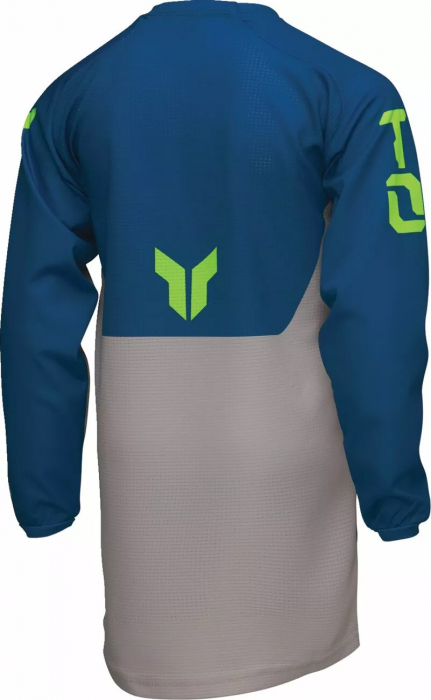 Tricou atv/cross copii Thor LaunchMode Forge, culoare albastru/gri, marime YS [3]