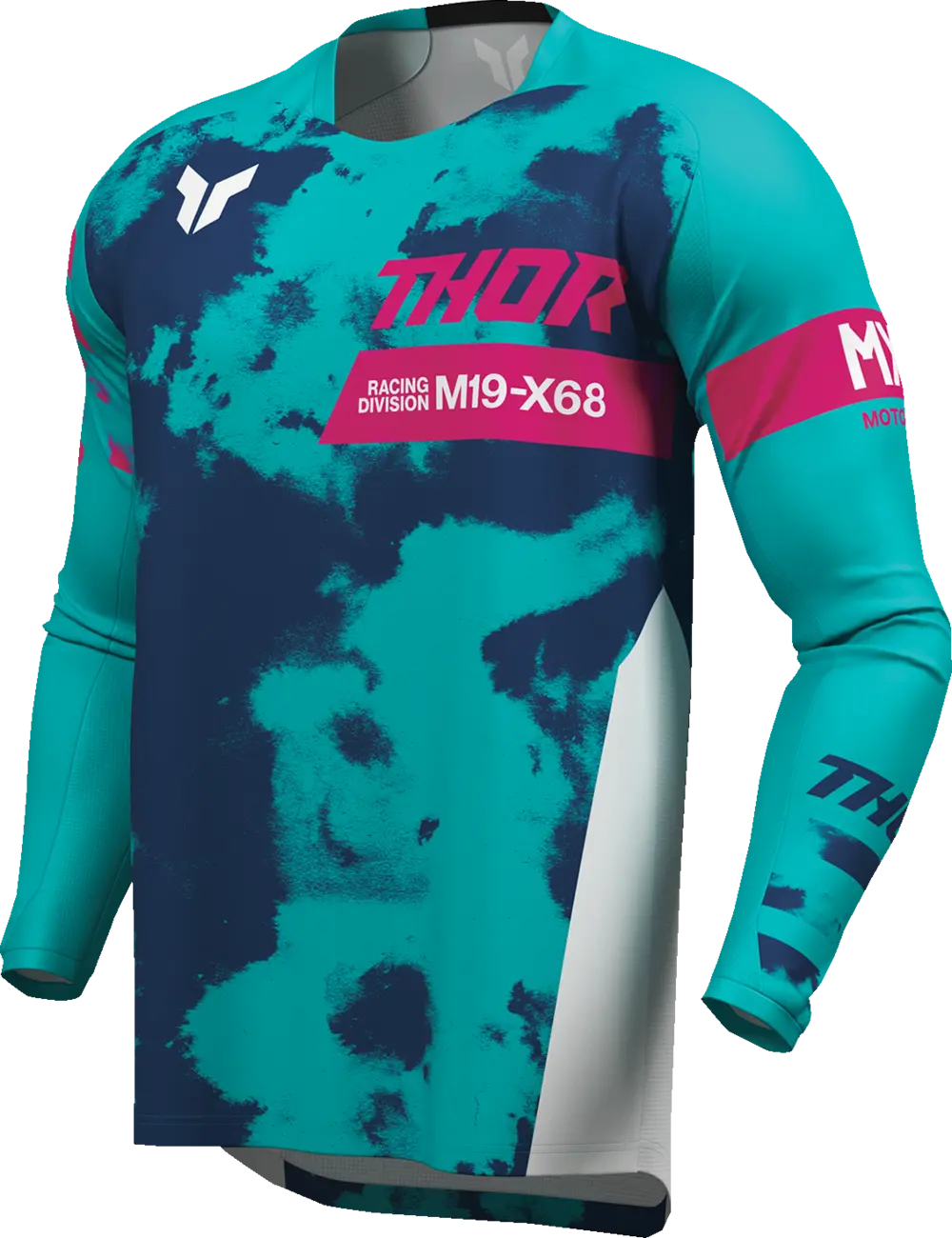 Tricou atv cross copii Thor Launchmode Bleach, culoare turcoaz, marime YXS Echipamente
