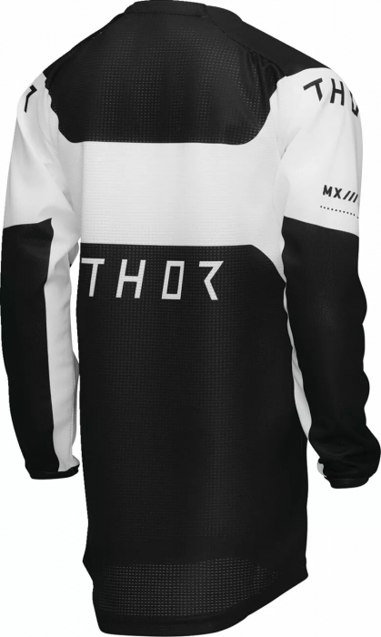 Tricou atv/cross copii Thor LaunchMode Storm, culoare negru/alb, marime YXL [3]