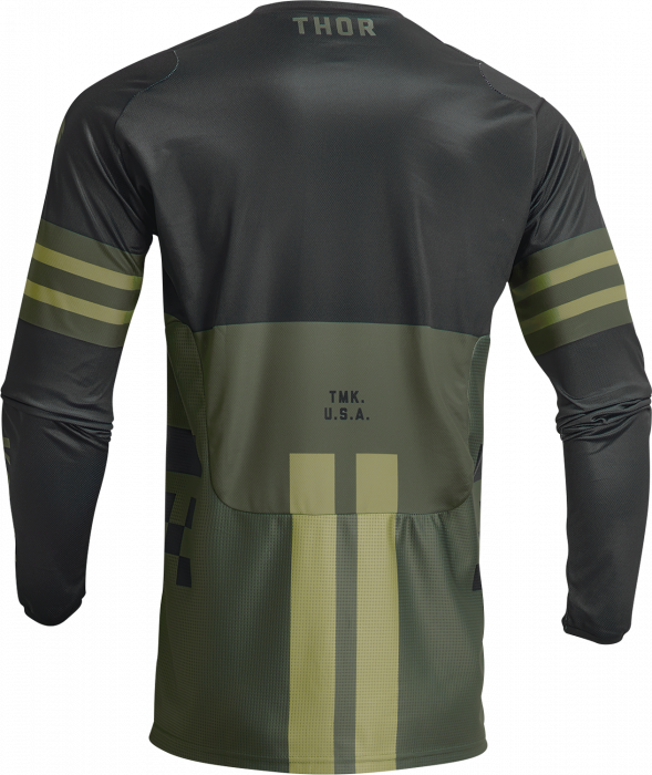 Tricou atv/cross copii Thor Pulse Combat, culoare army, marime XS [2]