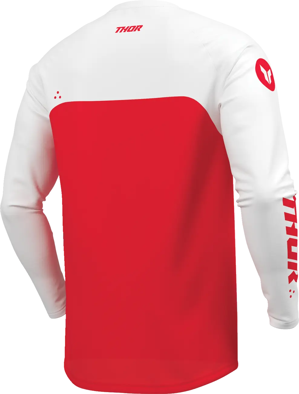 Tricou atv/cross copii Thor Ridemode Menace, culoare rosu/alb, marime YL [4]