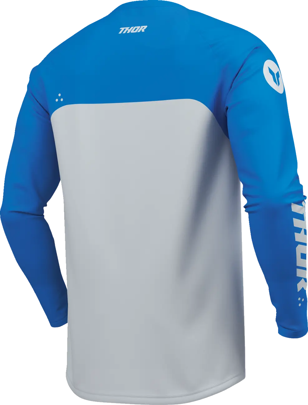 Tricou atv/cross copii Thor Ridemode Menace, culoare gri/albastru, marime YS [4]