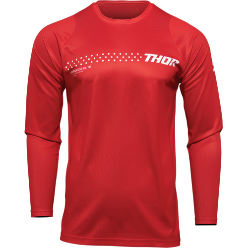 Tricou atv cross copii Thor Sector Minimal, culoare rosu, marime Y2XS