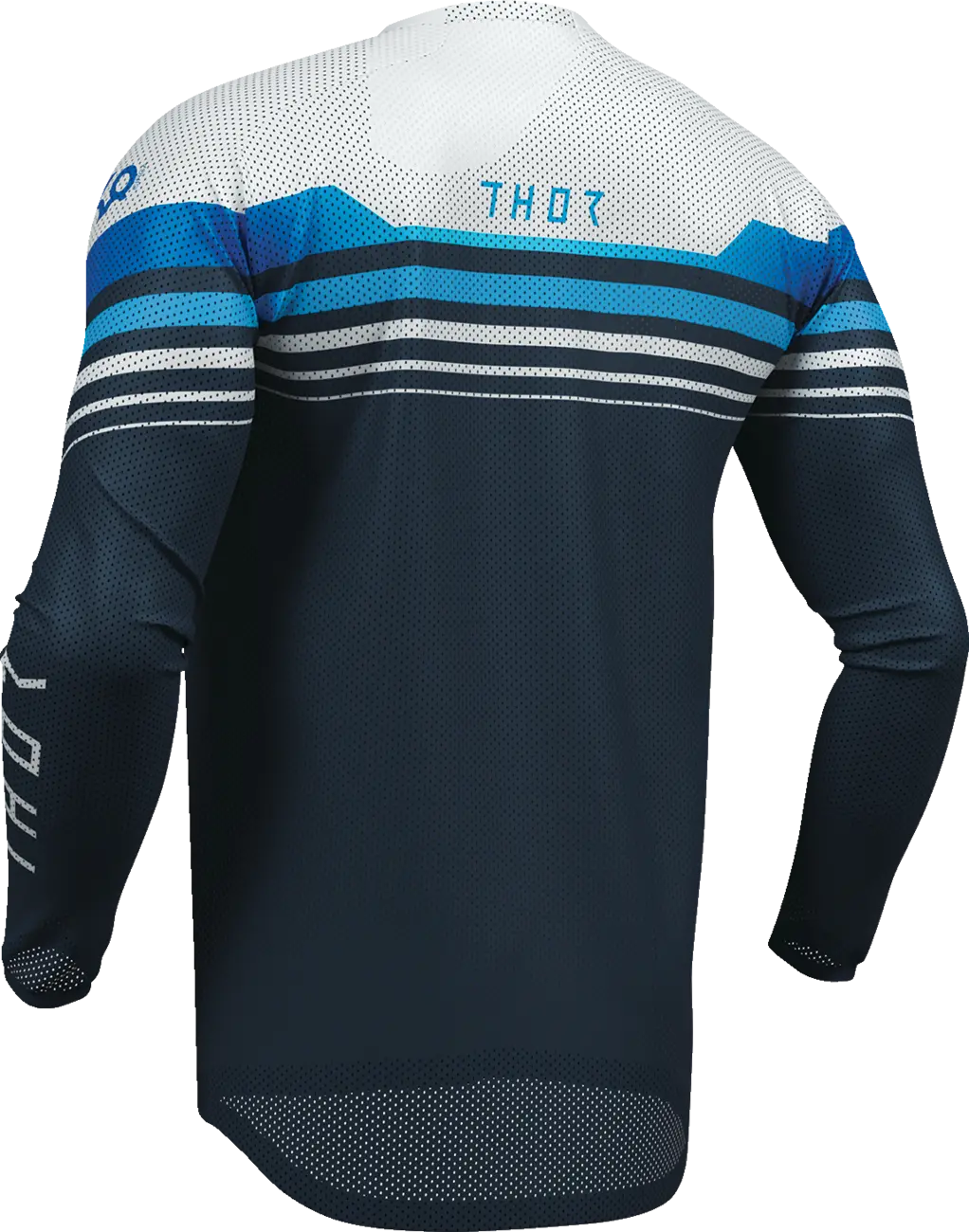 Tricou atv/cross Thor Launchmode Air Raptor, culoare albastru/alb, marime 2XL [2]