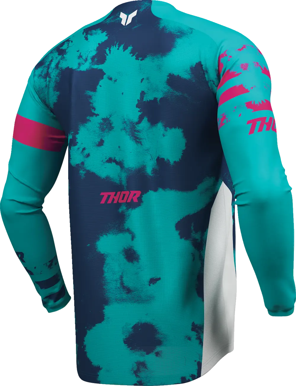 Tricou atv/cross Thor Launchmode Bleach, culoare turcoaz/bleumarin, marime L [4]