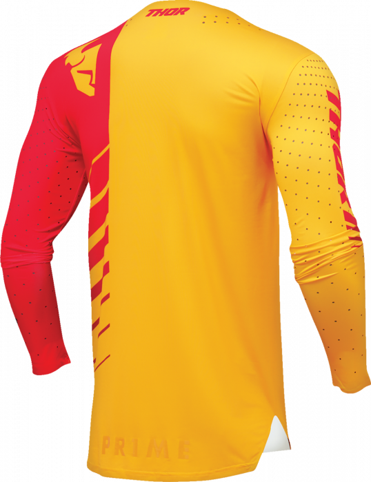 Tricou atv/cross Thor Prime Analog, culoare galben/rosu, marime XL [2]