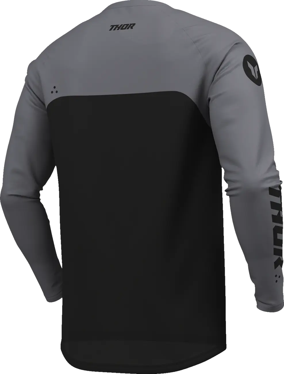 Tricou atv/cross Thor Ridemode Menace, culoare negru/gri, marime S [3]