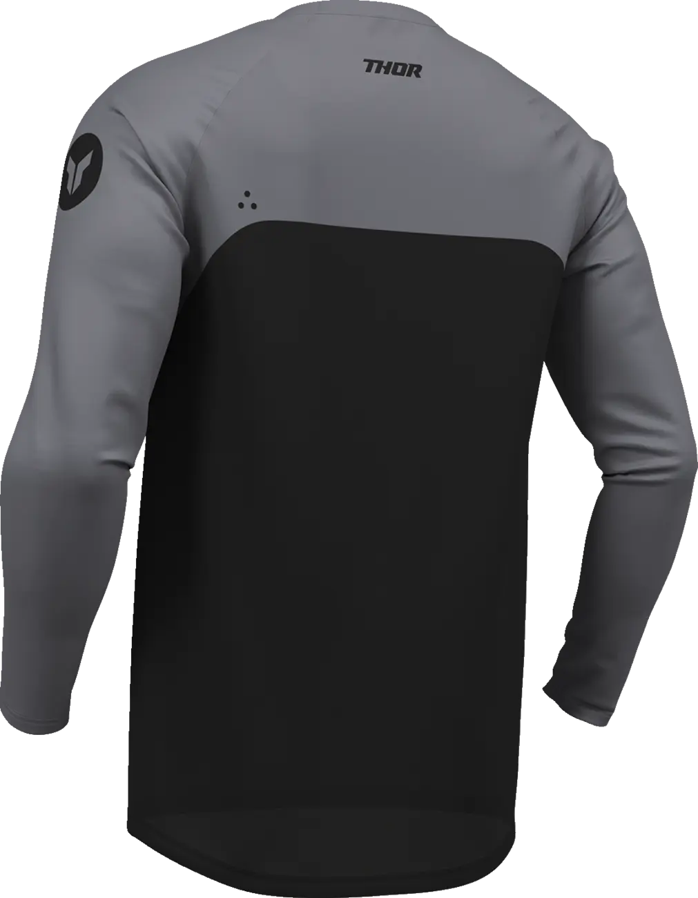 Tricou atv/cross Thor Ridemode Menace, culoare negru/gri, marime S [2]
