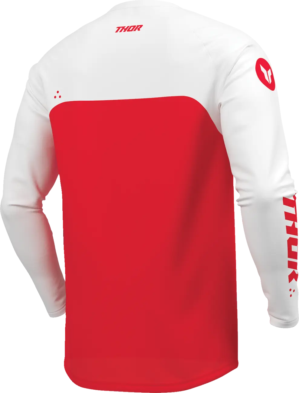 Tricou atv/cross Thor Ridemode Menace, culoare rosu/alb, marime S [3]