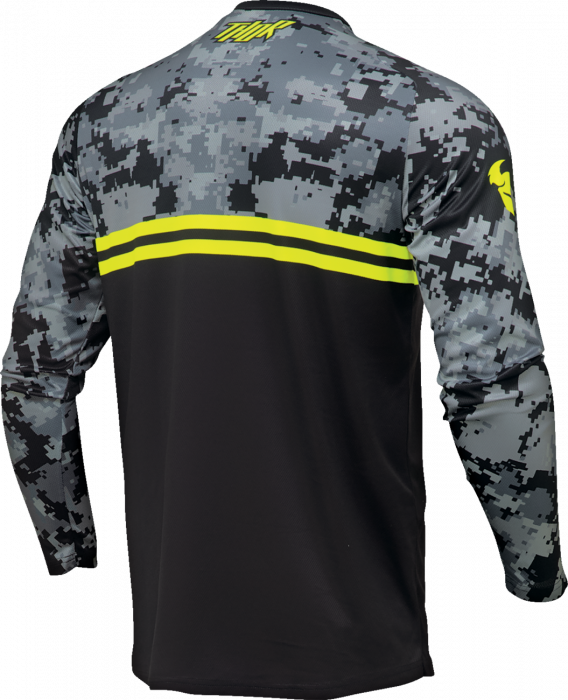 Tricou atv/cross Thor Sector Digi Camo, culoare negru/camo, marime S [2]