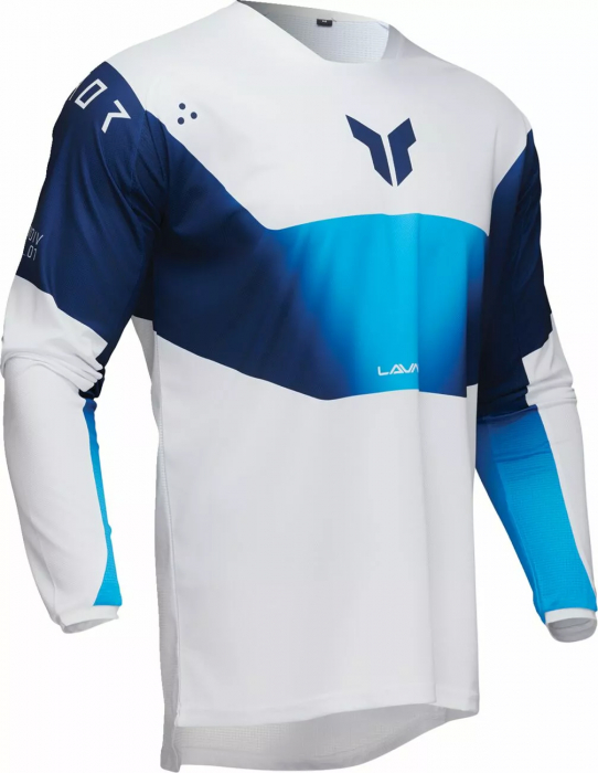 Tricou Thor LaunchMode Storm, culoare alb/albastru, marime XL [2]