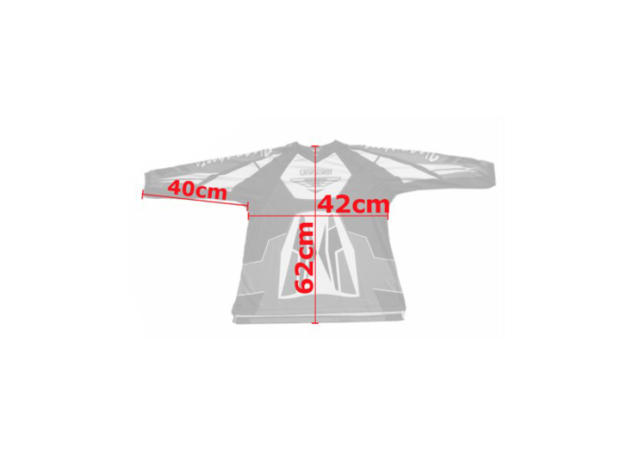 Tricou motocross copii, VT07, culoare rosu/negru, marime YXL [2]