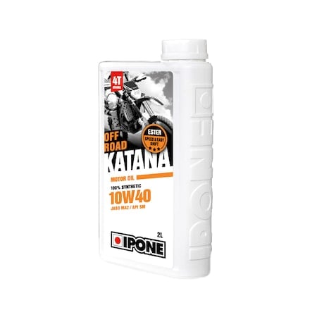 Ulei moto 4T Ipone Katana Off Road 10W40 100% Sintetic ESTER - JASO MA2 - API SM, 2L