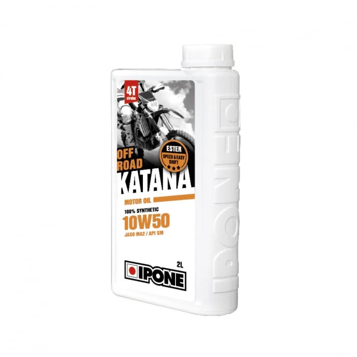 Ulei moto 4T Ipone Katana Off Road 10W50 100% Sintetic ESTER - JASO MA2 - API SM, 2L