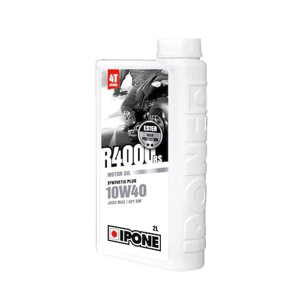 Ulei moto 4T Ipone R4000 RS 10W40 Sintetic Plus ESTER - JASO MA2 - API SM, 2L