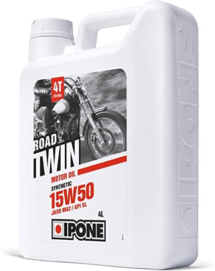 Ulei moto 4T Ipone Road Twin 15W50 Sintetic - JASO MA2 - API SL, 4L