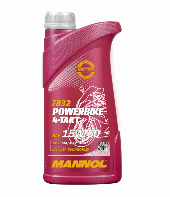 Ulei motociclete 15w50, Mannol PowerBike Sintetic 1L