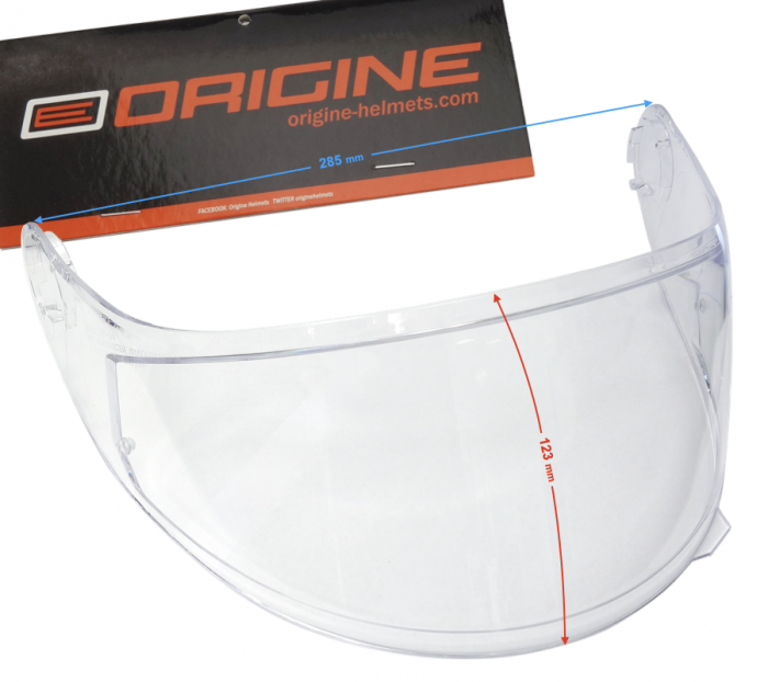 Vizor transparent casca Delta Origine [2]