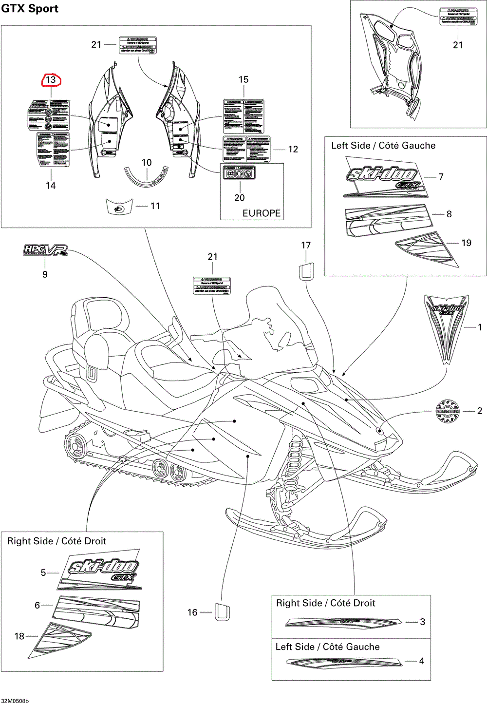 Ski-Doo - Abtibild 2006 Ski Doo Mx-Z 380F nr.11