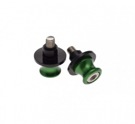 Atelier & Service - Adaptor pentru bascula moto, stander cu gheare, filet M10x1.5, culoare verde