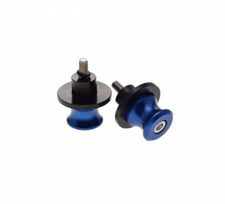 Standere - Adaptor pentru bascula moto, stender cu gheare, filet M6x1, culoare albastru