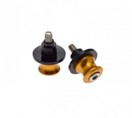 Standere - Adaptor pentru bascula moto, stender cu gheare, filet M8x1.25, culoare auriu