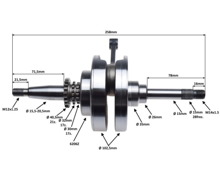 Ambielaj Honda Pcx 125 2V 2013-2019 [1]