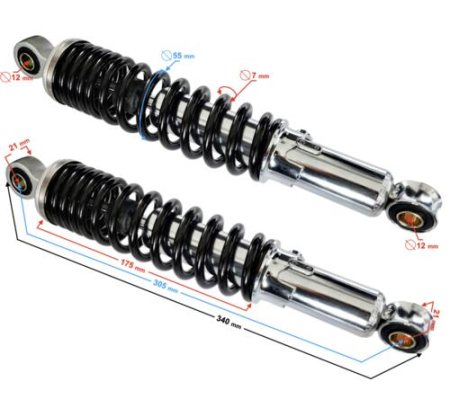 Suspensie Cadru - Amortizoare spate Barton Sprint 2