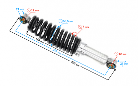 Amortizor spate Cross 110cc [1]