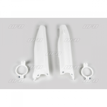 Protectii furca/telescop - Aparatori telescoape fata Kawasaki  KX125+250/04-08, albe