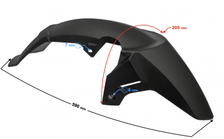 Aripa fata FR 2, culoare negru [2]