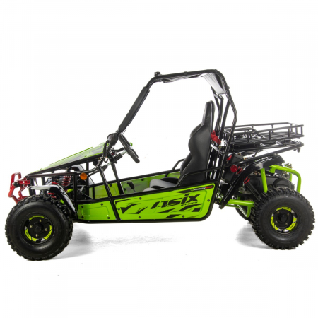 Asix Buggy 200cc, roti 8 inch, 1+1 viteze, culoare verde/negru [1]