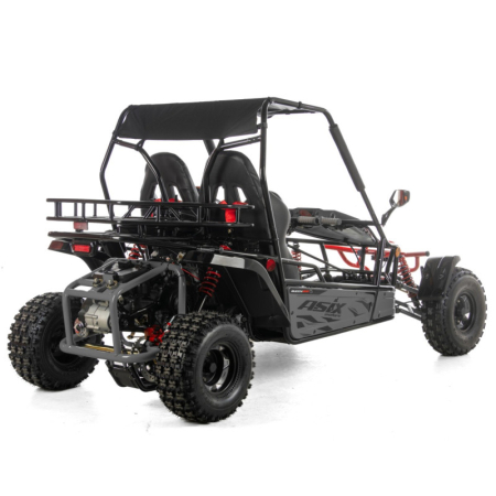 Asix Buggy 200cc, roti 8 inch, 1+1 viteze, culoare gri/negru [3]