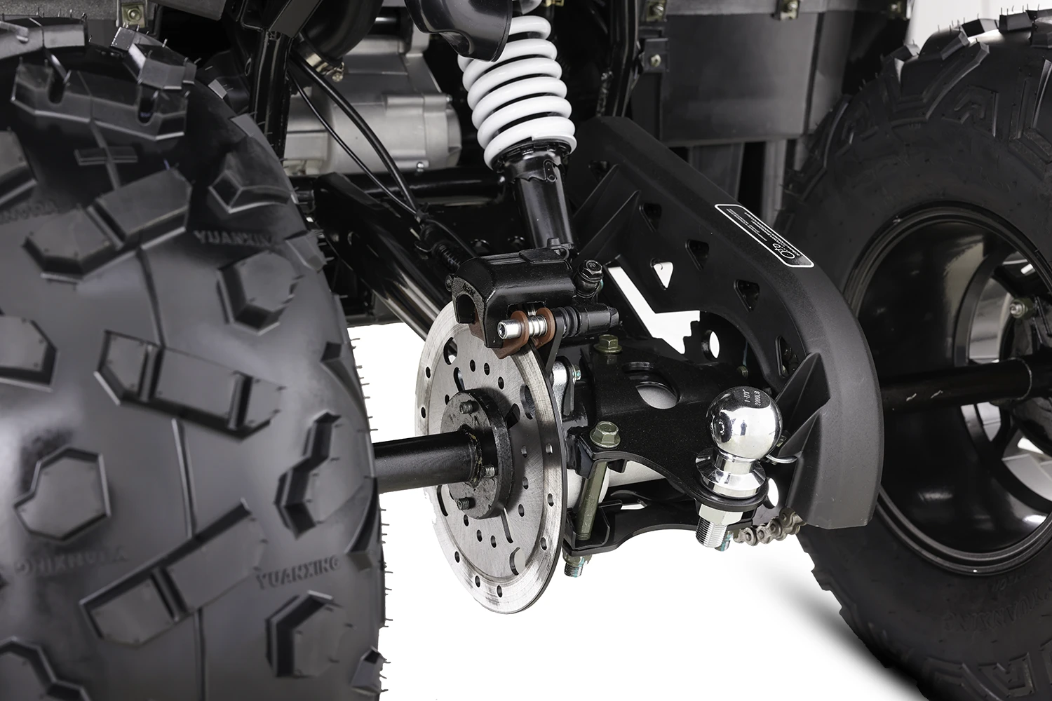 ATV Asix Challenger 250cc, roti 10 inch, 1+1 viteze, culoare crem/rosu [18]