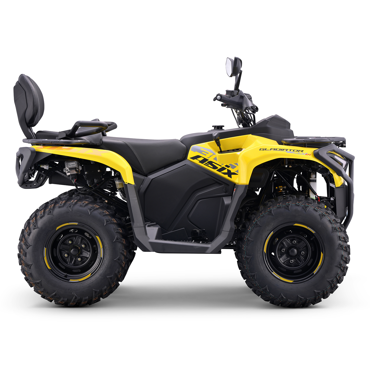 ATV Asix Gladiator 300cc, roti 12 inch, culoare galben/gri, neinregistrabil [4]