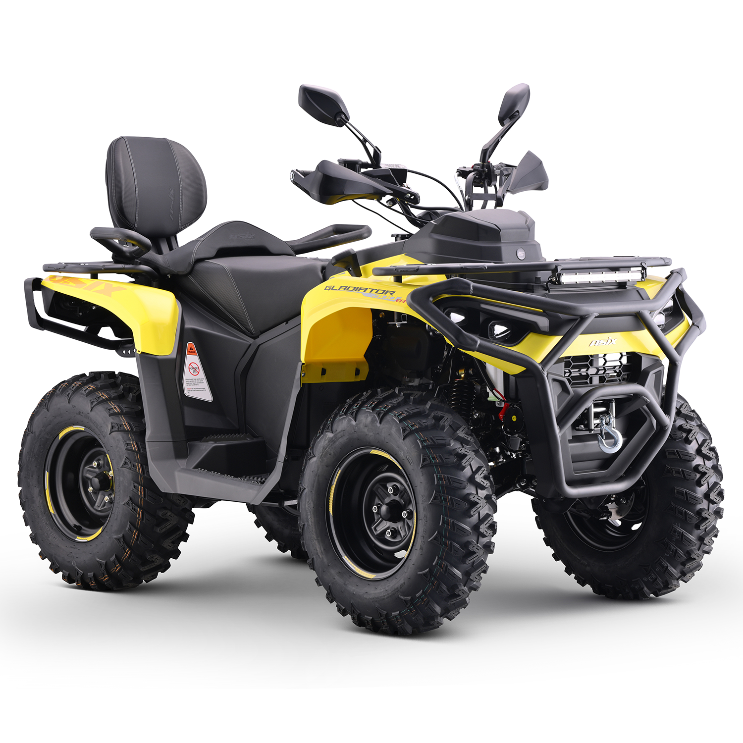 ATV Asix Gladiator 300cc, roti 12 inch, culoare galben/gri, neinregistrabil [5]