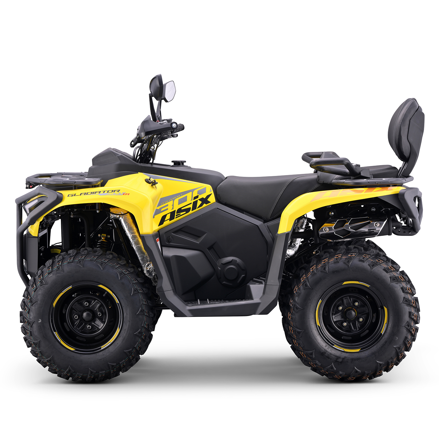 ATV Asix Gladiator 300cc, roti 12 inch, culoare galben/gri, neinregistrabil [1]