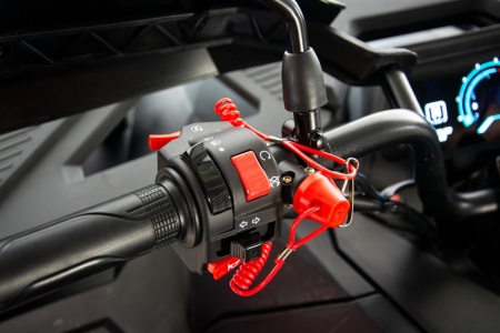 ATV Asix Cyber T3B 250cc, roti 10 inch, jante din aluminiu, 1+1 viteze, cu servodirectie, culoare negru [28]