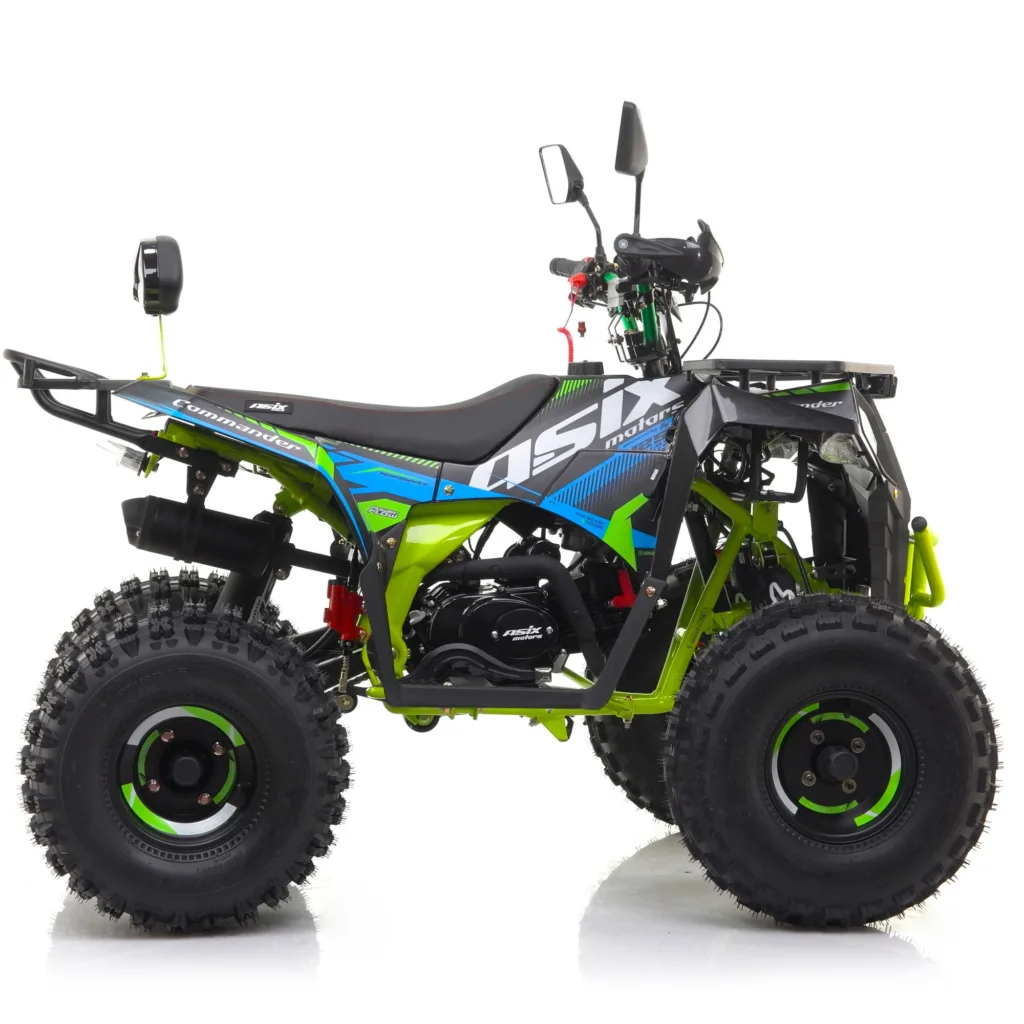 ATV Asix Comander 125cc, roti 8", 1+1 viteze, culoare negru/lime [4]